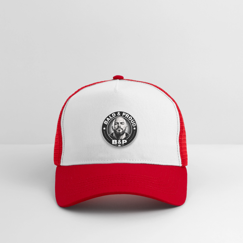 Trucker Cap - blanc/rouge