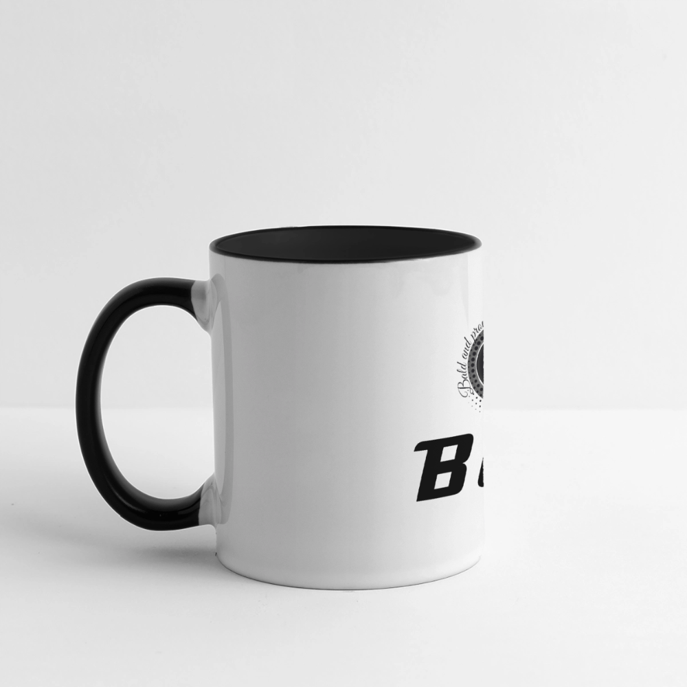 Mug panoramique contrasté et blanc - blanc/noir