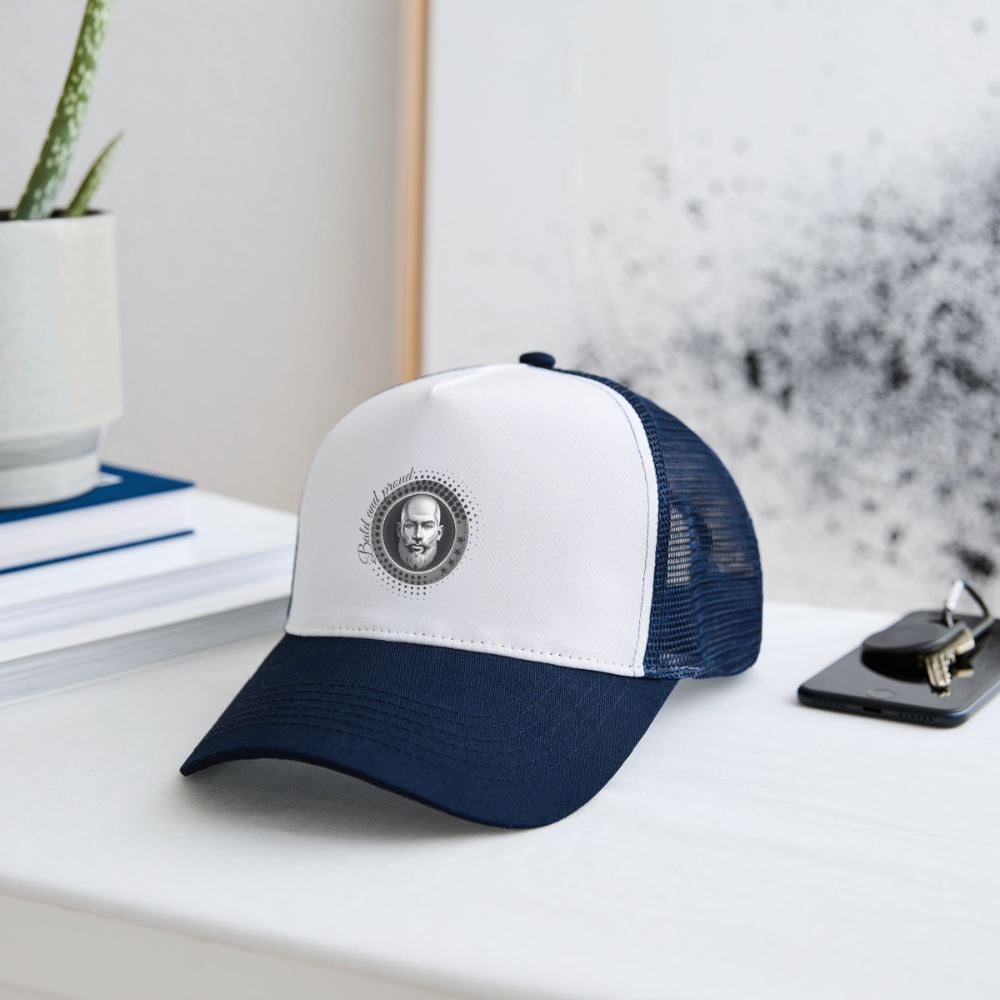 Trucker Cap - blanc/marine
