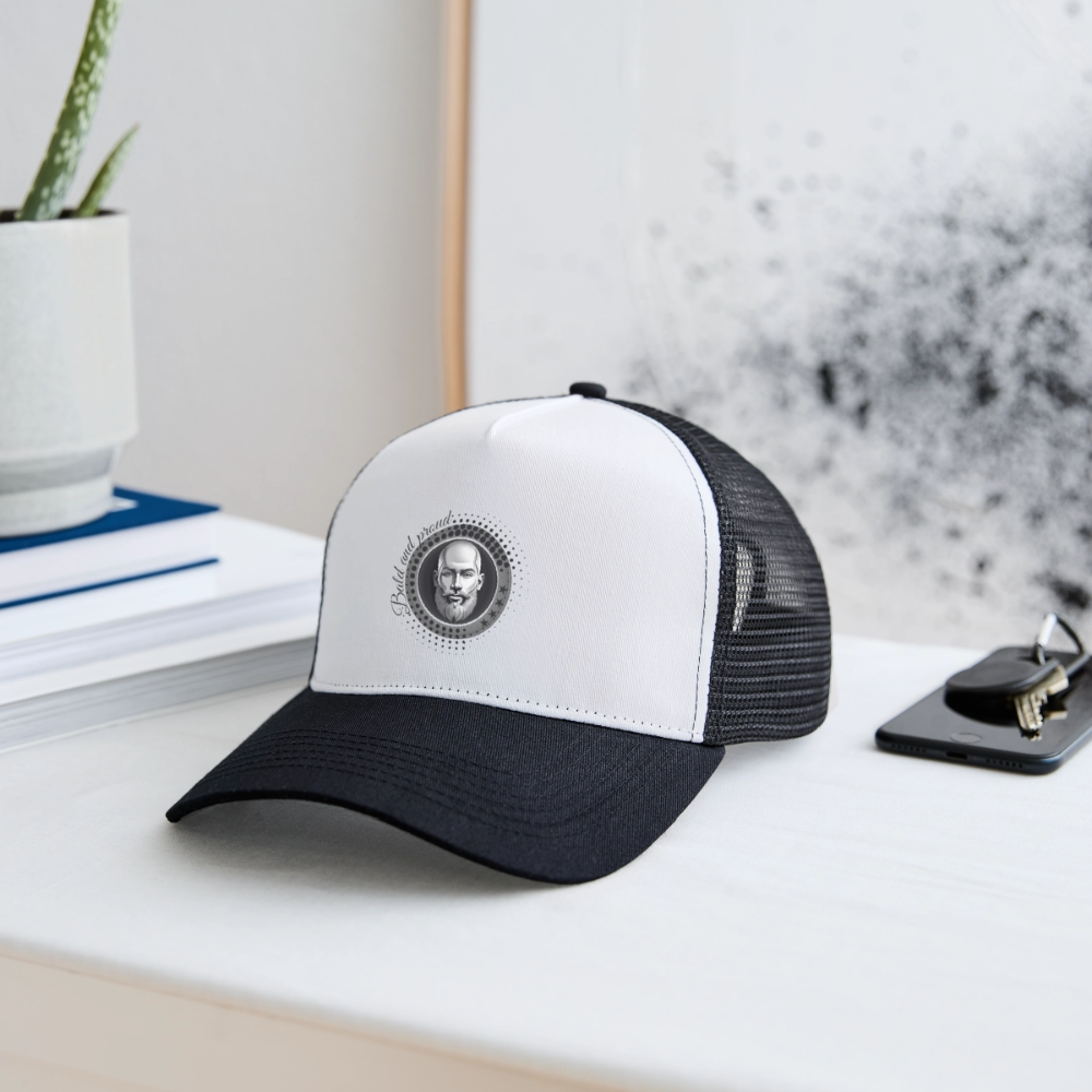 Trucker Cap - blanc/noir