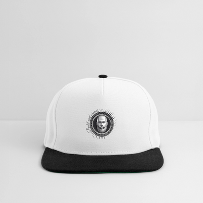 Snapback Cap - blanc/noir