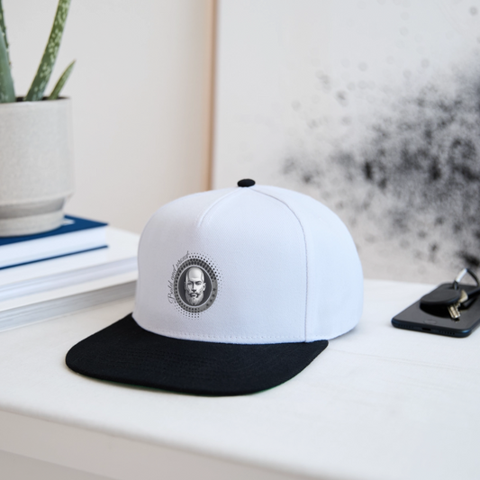 Snapback Cap - blanc/noir