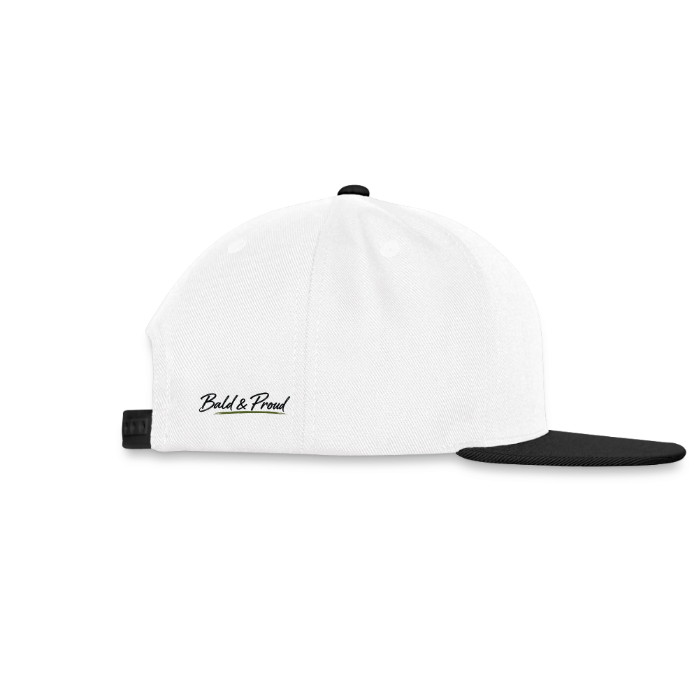 Snapback Cap - blanc/noir