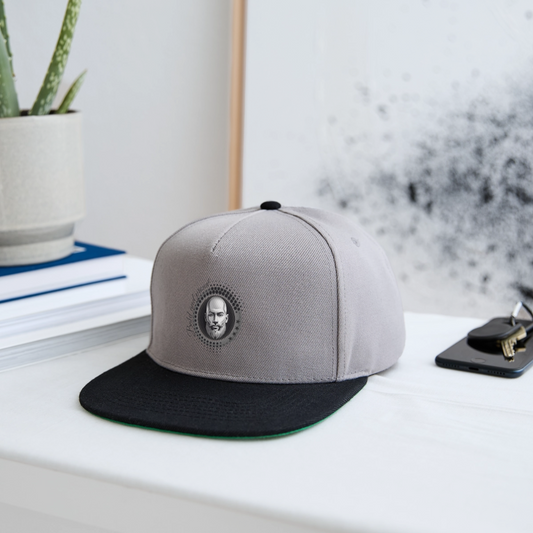 Snapback Cap - gris graphite/noir
