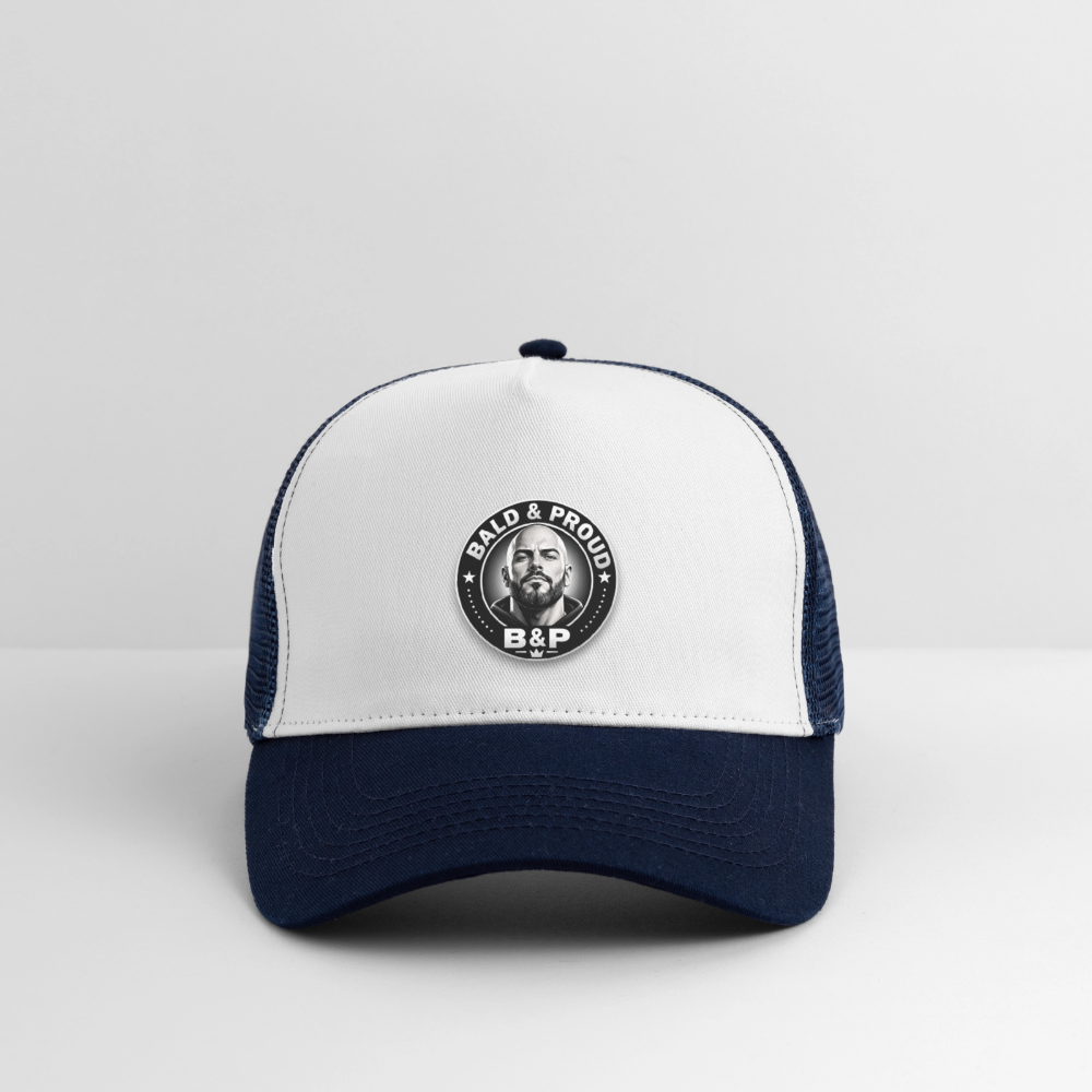 Trucker Cap - blanc/marine