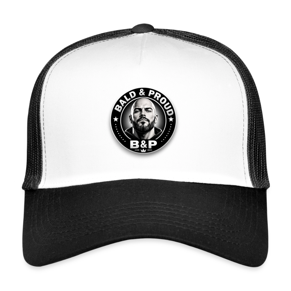Trucker Cap - blanc/noir