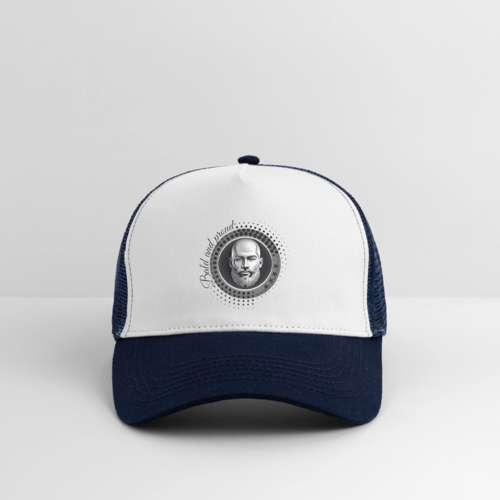 Trucker Cap - blanc/marine