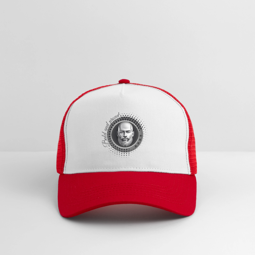 Trucker Cap - blanc/rouge