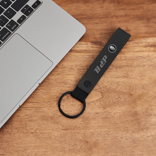 Porte-clés MINIMALISTE MAT - noir